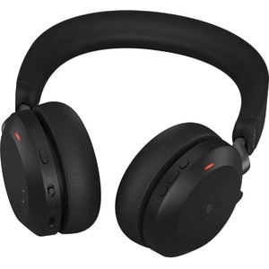 Jabra Evolve2 75 Wireless On-ear Stereo Headset - USB-C - Unified Communication - Black - Binaural - Ear-cup - 3000 cm - B
