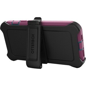 OtterBox Defender Rugged Carrying Case (Holster) Apple iPhone 14 Pro Smartphone - Canyon Sun (Pink) - Drop Resistant, Dirt