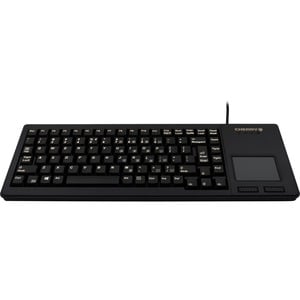 CHERRY G84-5500 Black Wired Mechanical Keyboard - Compact - Touchpad - Programmable Keys - TAA Compliant - Laser Etched Ke