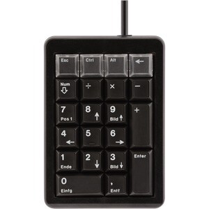 CHERRY G84-4700 Programmable Keypad - Cable Connectivity - USB Interface - English (US) - ML Keyswitch - Black