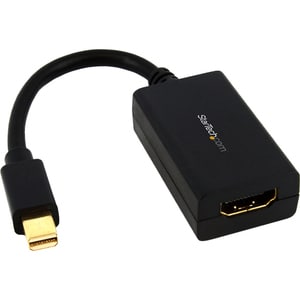 StarTech.com Adaptador Conversor de Vídeo Mini DisplayPort DP a HDMI - 1920x1200 - Cable Convertidor Pasivo - Extremo prin
