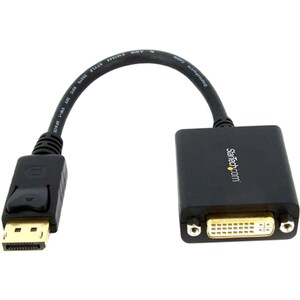 StarTech.com DisplayPort to DVI-D Adapter - 1920x1200 - Passive DVI Video Converter with Latching DP Connector (DP2DVI2) -