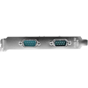 StarTech.com 2 Port PCIe Serial Adapter Card with 16550 - Add 2 RS-232 serial ports to your standard or small form factor 