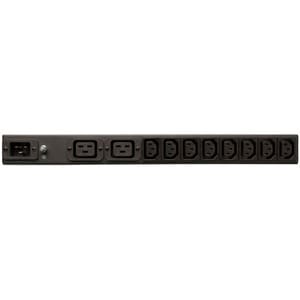 Tripp Lite PDU 1.6-3.8kW Single-Phase 100-240V Basic PDU 14 Outlets (12 C13 & 2 C19) C20 with L6-20P Adapter 12 ft. (3.66 