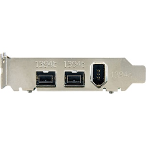 StarTech.com 3 Port 2b 1a Low Profile 1394 PCI Express FireWire Card Adapter - PCI Express 1394a - PCIe FireWire 400 Card 
