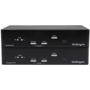 StarTech.com Extender console KVM DVI USB con connessione seriale e audio via fibra MM - 2km - 2 Computer - 2 km Range - W