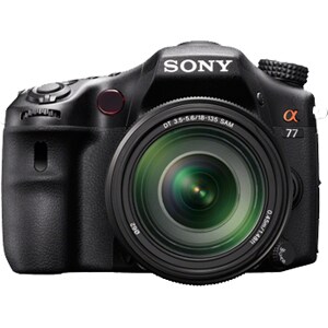 Sony alpha SLTA77VM 24.3 Megapixel Mirrorless Camera with Lens - 0.71" - 5.31" - Black - Exmor APS HD CMOS sensor Sensor -