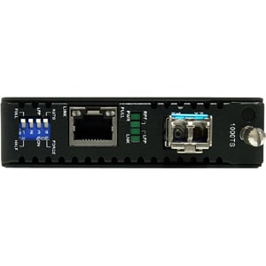 StarTech.com Transceiver/Media Converter - TAA Compliant - 2 Port(s) - 1 x Network (RJ-45) - Duplex LC Port - Twisted Pair