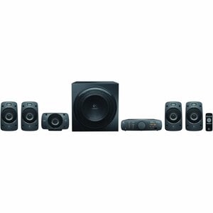 Sistema de Altavoces Logitech Z906 5.1 - 500W RMS - Negro - Montaje en pared - DTS, Dolby Digital