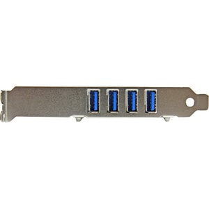 StarTech.com Tarjeta Adaptador PCI Express PCI-E USB 3.0 con UASP de 4 Puertos - Alimentación SATA - Soporte UASP - 4 Tota