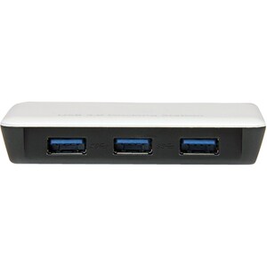 StarTech.com USB 3.0 to Gigabit Ethernet NIC Network Adapter with 3 Port Hub - White - USB 3 Ethernet Adapter - USB Chargi