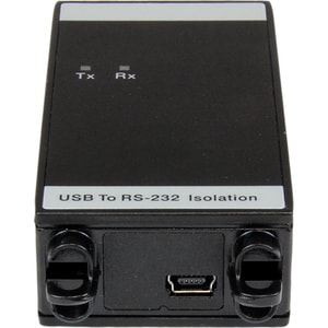 StarTech.com Adaptador USB a 1 Puerto Serie RS232 DB9 con Aislamiento 5KV Protección ESD 15KV - Conversor Serial - Negro