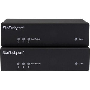 StarTech.com Extensor HDMI por CAT5e / CAT6 con Alimentación por Cable Ethernet PoC RS232 IR y 10/100 - 100m - 1 Dispositi