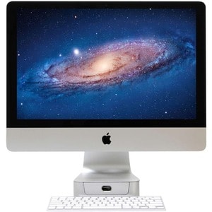 Rain Design mBase 27" iMac - Silver - Up to 27" Screen Support - 2" Height x 7.7" Width x 7.6" Depth - Desktop - Aluminum 