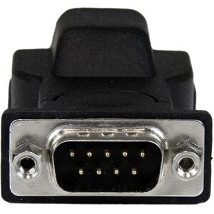 StarTech.com Adaptador USB a Serie RS232 DB9 de 1 puerto con Cable USB A a B Separable de 1,8m - Negro