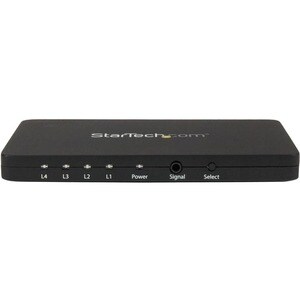 StarTech.com 4-Port HDMI Automatic Video Switch w/ Aluminum Housing and MHL Support - 4K 30Hz - Switch between four HDMI s