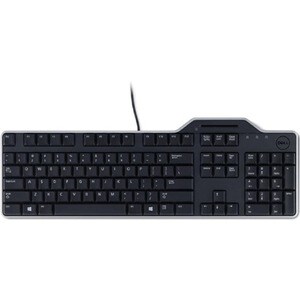 Dell KB813 Keyboard - Cable Connectivity - USB Interface - English (US), English (Europe) - QWERTY Layout - Black - Comput