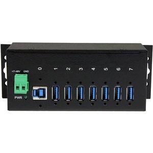 StarTech.com 7 Port Industrial USB 3.0 Hub with ESD - Add seven USB 3.0 ports with this DIN rail or surface-mountable meta