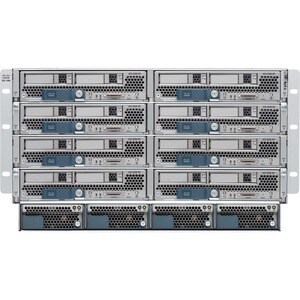 Cisco UCS 5108 Blade Server Case - Rack-mountable - 6U - 0 x Fan(s) Installed - 0 - 8 x Fan(s) Supported - 2 x Slot(s)
