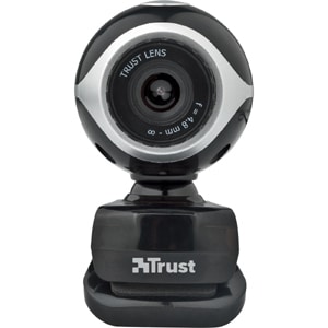 Webcam Trust Exis - 0,3 Megapixel - Nero, Argento - USB 2.0 - 640 x 480 Video
