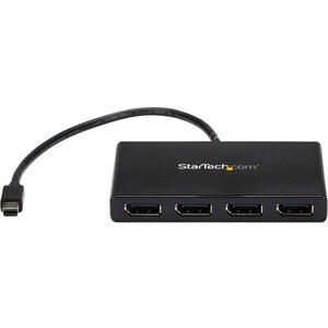 StarTech.com Mini DisplayPort to DisplayPort Multi Monitor Splitter - 4-Port MST Hub - mDP 1.2 to 4x DP MST Hub - 30 Hz to
