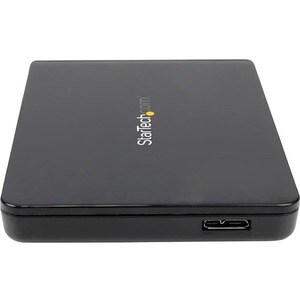 StarTech.com USB 3.1 (10Gbps) Tool-free Enclosure for 2.5" SATA Drives - Ultra-fast, Portable Data Storage - Lightweight P