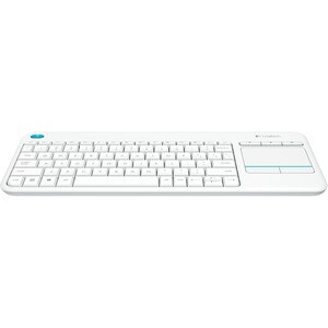 Tastiera Logitech K400 PlusWireless Connettività - USB Interfaccia - TouchPad - Italiano - QWERTY Layout - Bianco - RF Mut