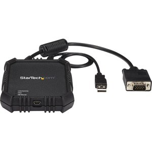 StarTech.com Laptop to Server KVM Console - Rugged USB Crash Cart Adapter with File Transfer and Video Capture - 1 Local U