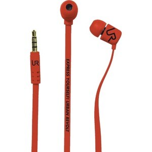 Auricular Urban Revolt Duga Cableado Intrauricular Estéreo - Rojo - Intrauditivo - Mini-Jack