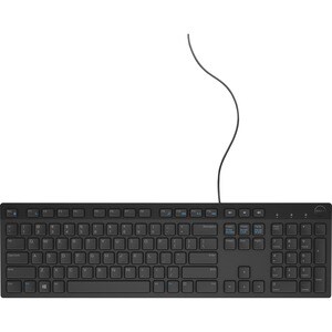 Dell KB216 Keyboard - Cable Connectivity - English (US) - QWERTY Layout - Black - Desktop Computer
