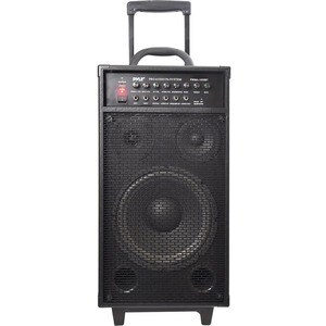 PylePro PWMA1050BT Portable Bluetooth Speaker System - 400 W RMS - Black - Stand Mountable - 35 Hz to 20 kHz - Battery Rec