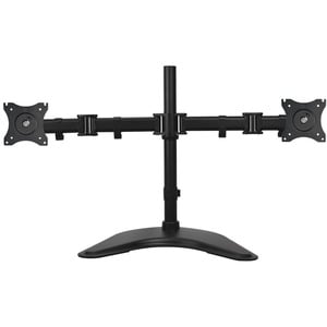 SIIG Articulated Freestanding Dual Monitor Desk Stand - 13"-27" - Up to 27" Screen Support - 34 lb Load Capacity - 18.3" H
