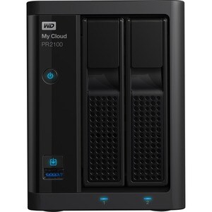WD 0TB My Cloud PR2100 Pro Series Diskless Media Server with Transcoding, NAS - Network Attached Storage - Intel Pentium N
