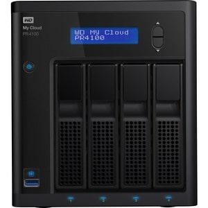 WD 16TB My Cloud PR4100 Pro Series Media Server with Transcoding, NAS - Network Attached Storage - Intel Pentium N3710 Qua