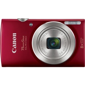 CAMARA DIGITAL POWER SHOT ELPH 180 ROJA COMPACTA 20MPX PANTALLA