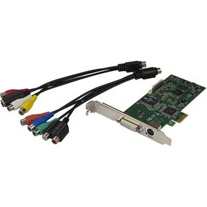 StarTech.com PCIe Video Capture Card - Internal Capture Card - HDMI, VGA, DVI, and Component - 1080P at 60 FPS - Functions