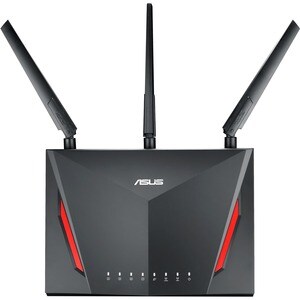 Asus RT-AC86U IEEE 802.11ac Ethernet Wireless Router - 2.40 GHz ISM Band - 5 GHz UNII Band - 362.50 MB/s Wireless Speed - 