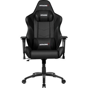 AKRACING Core Series LX Plus Gaming Chair - For Gaming - Foam, Metal, PU Leather - Black