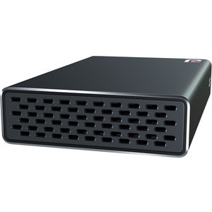 Fantom Drives FD DUO - Portable 2 Bay SSD RAID Enclosure - USB 3.2 Gen 2 Type-C - Black - Made with High Quality Aluminum 