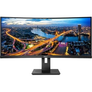 Philips 346B1C 86.4 cm (34") WQHD Curved Screen WLED Gaming LCD Monitor - 21:9 - Textured Black - 863.60 mm Class - Vertic