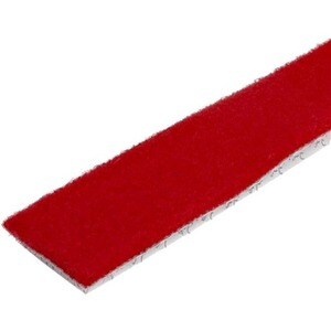 StarTech.com 25ft. Hook and Loop Roll - Red - Cable Management (HKLP25RD) - 25ft Bulk Roll of Red Hook and Loop Tape 3/4in
