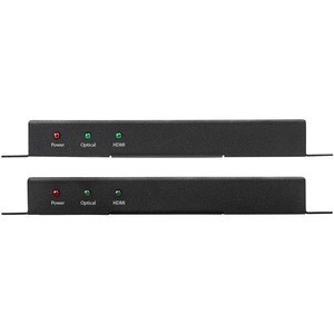 StarTech.com HDMI Over Fiber Extender - HDMI® 2.0b - YUV4:4:4 - 7.1 Surround Sound - Single and Multimode Fiber - 4K 60Hz 