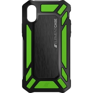 Element Case Roll Cage iPhone X Case Green - For Apple iPhone X Smartphone - Green