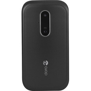 Doro 6620 Feature Phone - QVGA 320 x 240 - 3G - Black - Flip - 1 SIM Support - Rear Camera: 3 Megapixel - 800 mAh Battery