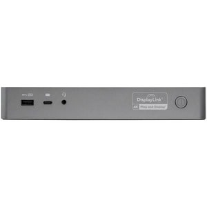 StarTech.com USB Type C Docking Station for Notebook - 60 W - Black, Space Gray - 2 Displays Supported - 4K - 4096 x 2160,