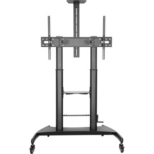 V7 TVCART2 Display Stand - Up to 254 cm (100") Screen Support - 99.79 kg Load Capacity - 232 cm Height x 71 cm Width - Pow