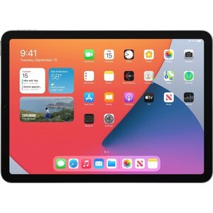 iPad Air (4th Gen) 10.9in Wi-Fi 64GB - Space Grey - A14 Bionic - Touch ID Sensor - USB-C - Supports Apple Pencil (2nd Gen)