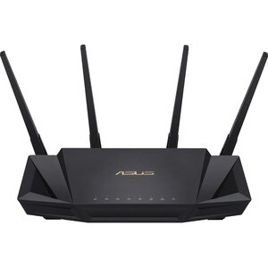 Asus RT-AX58U IEEE 802.11ax Ethernet Wireless Router - 2.40 GHz ISM Band - 5 GHz UNII Band - 4 x Antenna(4 x External) - 3