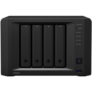 Synology DVA3221 32 Channel Wired Video Surveillance Station - Network Video Recorder - HD Recording