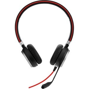 Jabra EVOLVE 40 MS Wired Over-the-head Stereo Headset - Binaural - Supra-aural - 32 Ohm - 150 Hz to 7 kHz - Electret, Cond